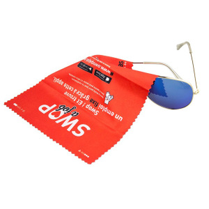 Promotional Customizd Color Microfiber Cloth for Glasses Cleaner